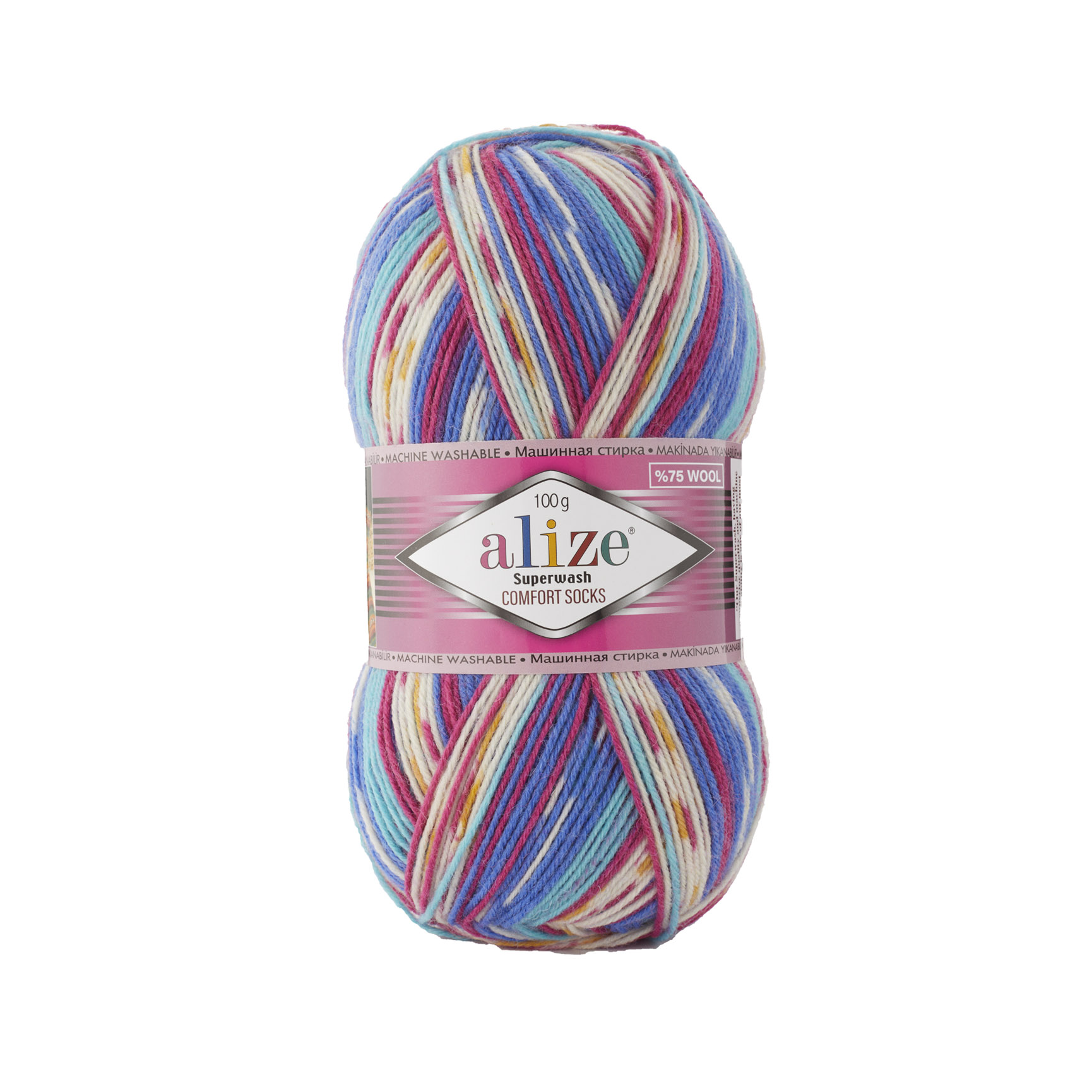 Pletacia ponožková priadza Alize Superwash comfort socks 100g