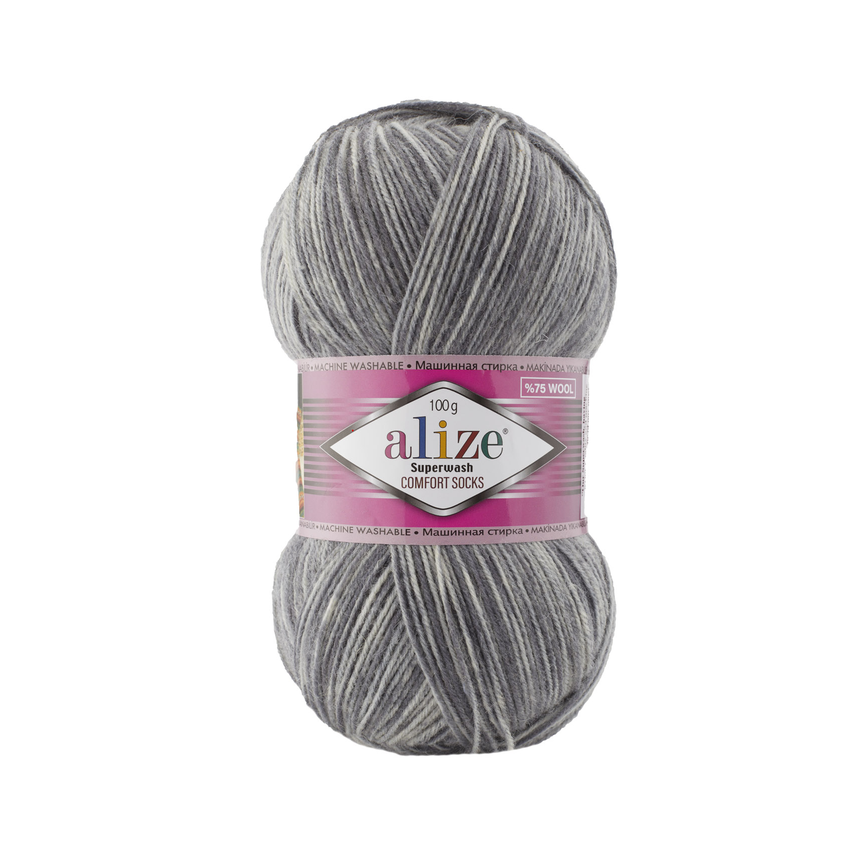 Pletacia ponožková priadza Alize Superwash comfort socks 100g