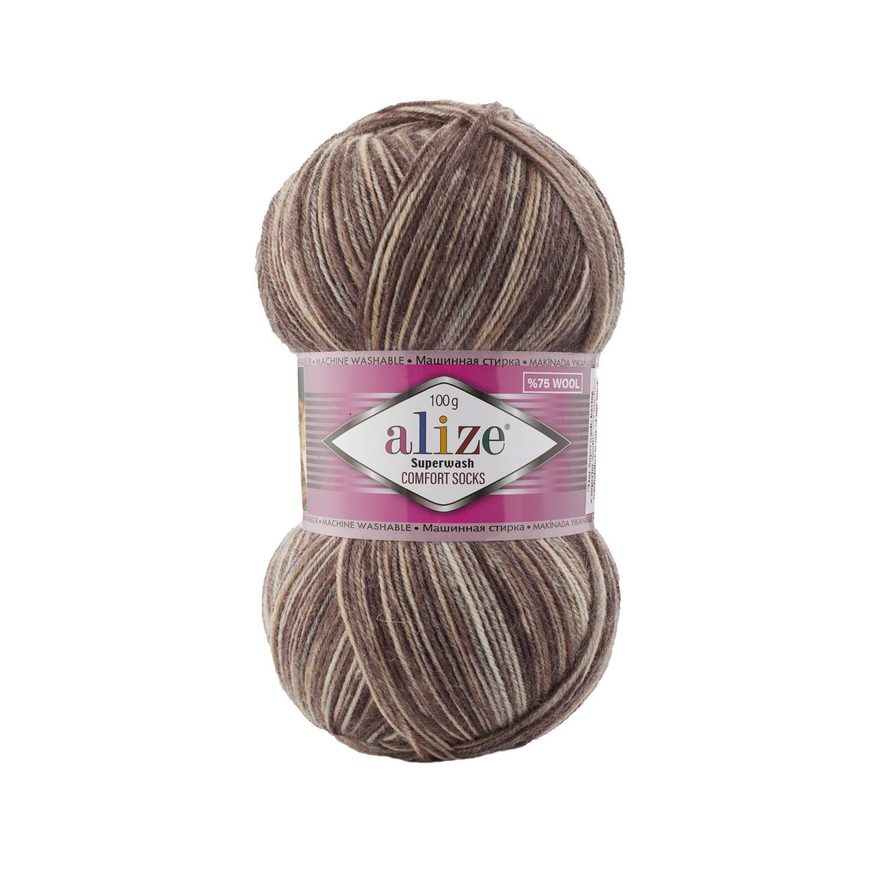 Pletacia ponožková priadza Alize Superwash comfort socks 100g