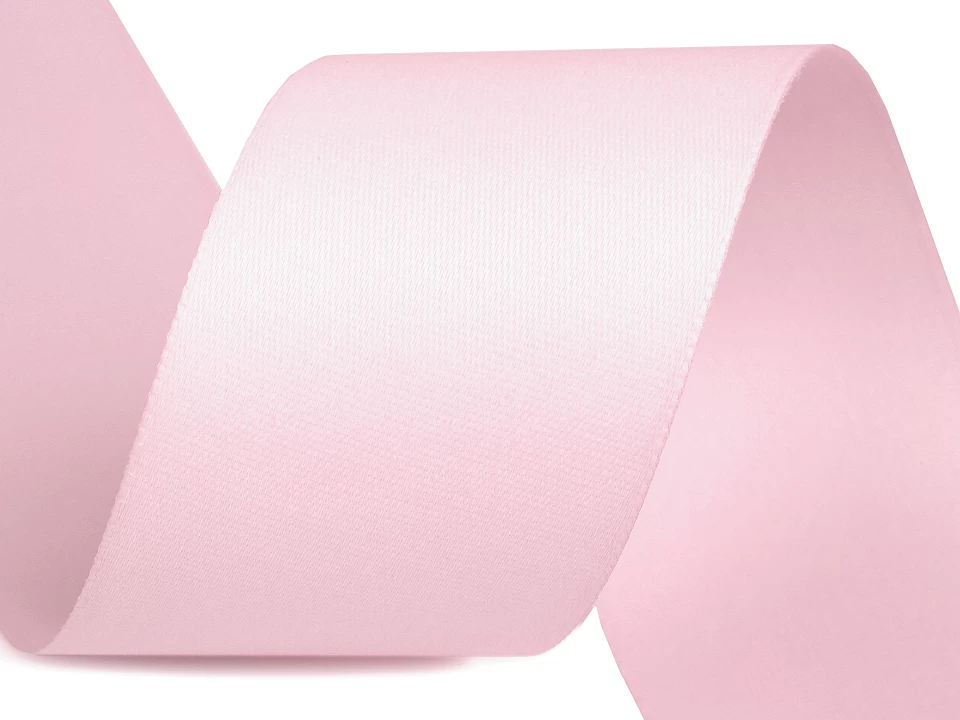 Atlasová hodvábna stuha obojlíca šírka 40 mm matná - 20 m