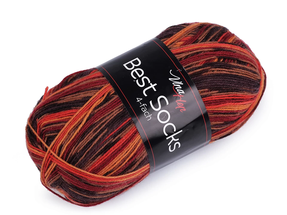 Pletacia priadza Vlna-Hep Best Socks samovzorovacia / ponožkovka 100g