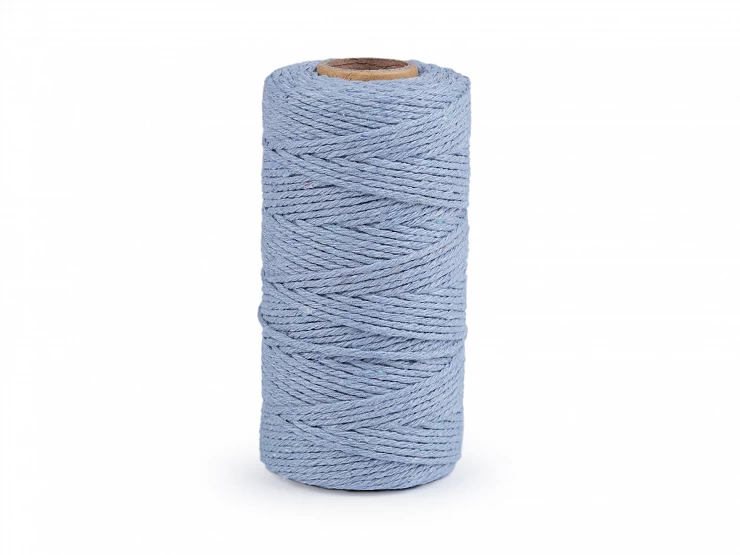 Bavlnená priadza macrame / háčkovacia - 1ks