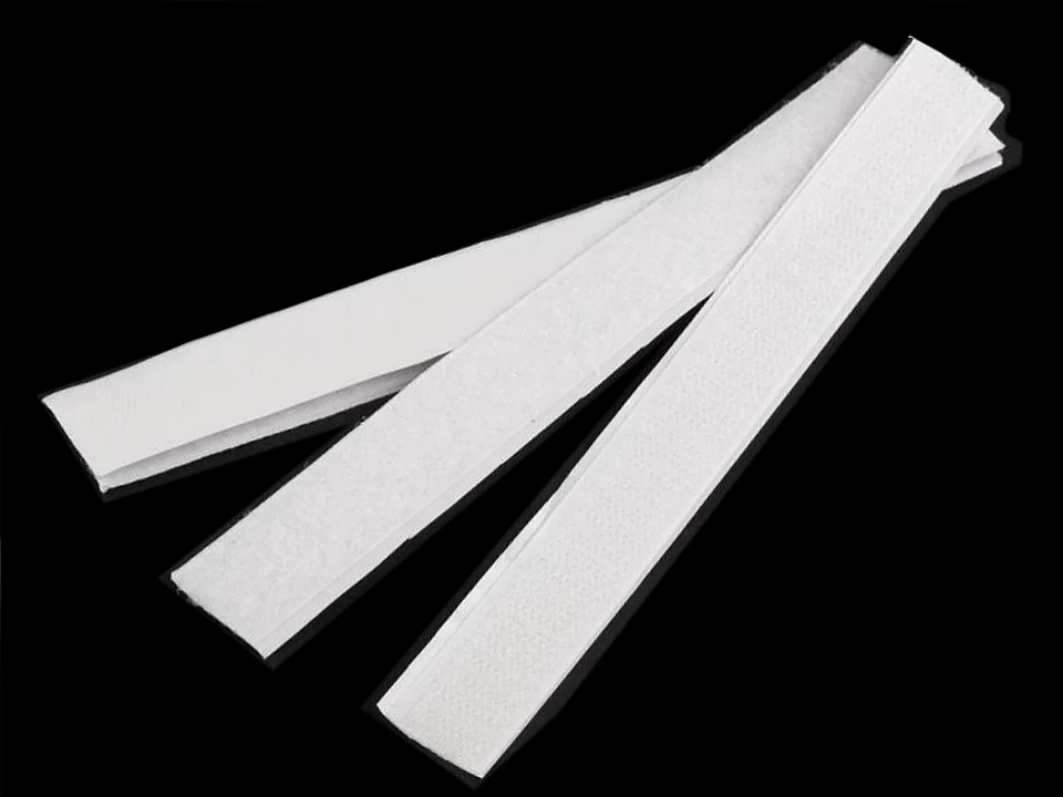 Suchý zips háčik + plyš samolepiaci strihaný 20 mm -10pár