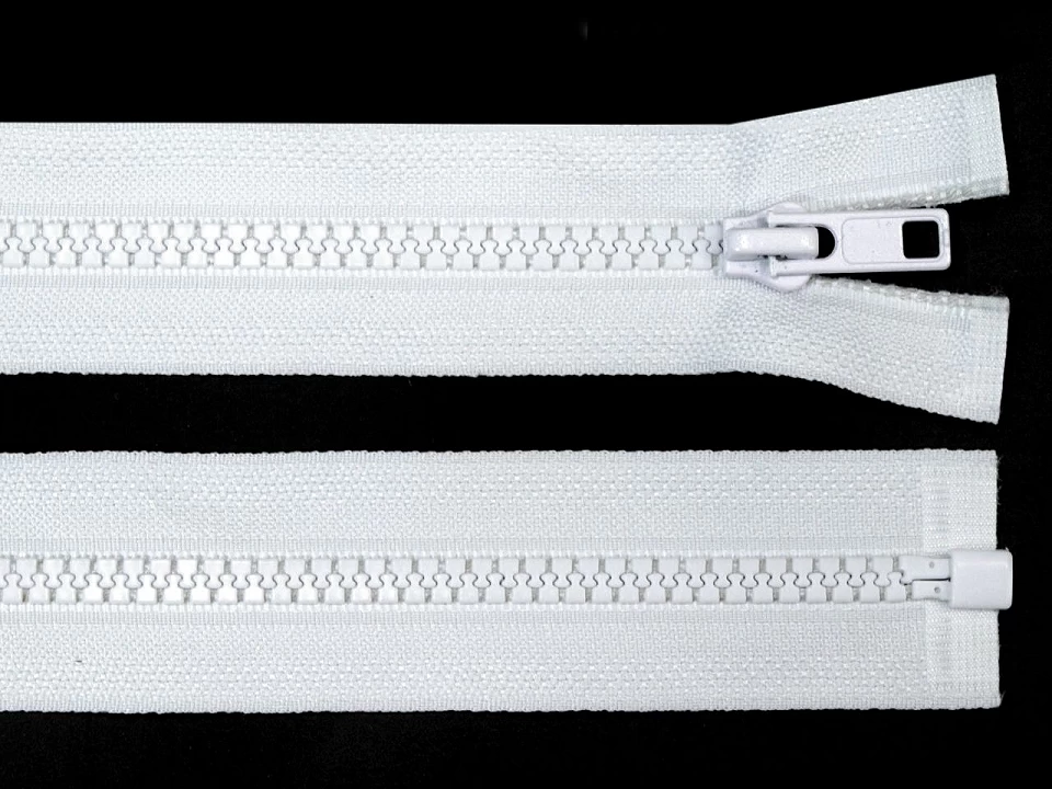 Kostený zips šírka 5 mm dĺžka 40 cm bundový -1ks
