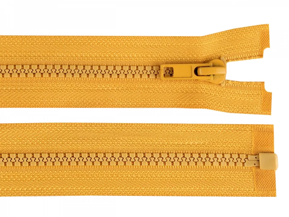 Kostený zips šírka 5 mm dĺžka 40 cm bundový -1ks