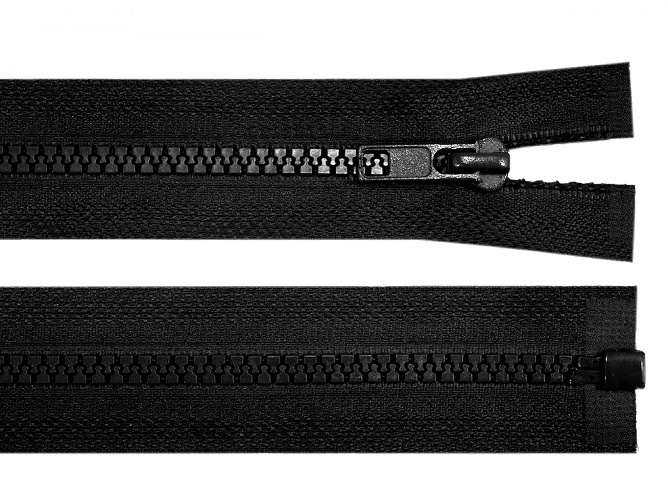 Kostený zips šírka 5 mm dĺžka 40 cm bundový -1ks