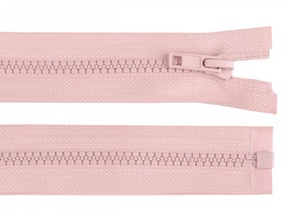 Kostený zips šírka 5 mm dĺžka 50 cm bundový -1ks