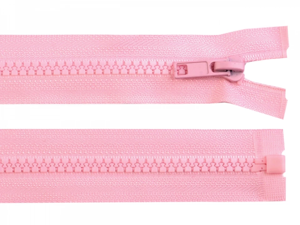 Kostený zips šírka 5 mm dĺžka 55 cm bundový -1ks