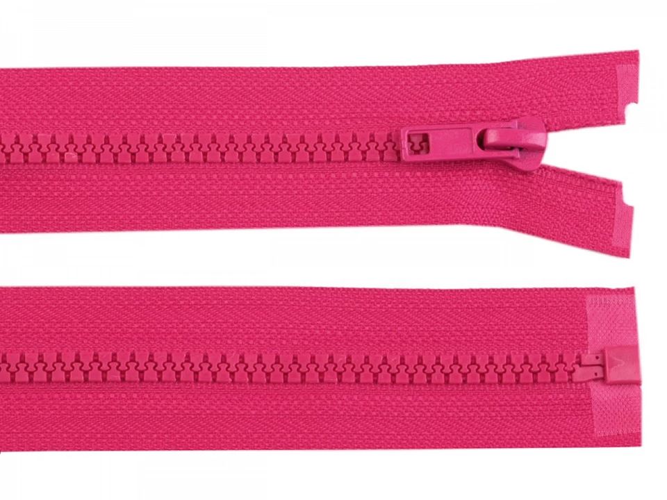 Kostený zips šírka 5 mm dĺžka 55 cm bundový -1ks