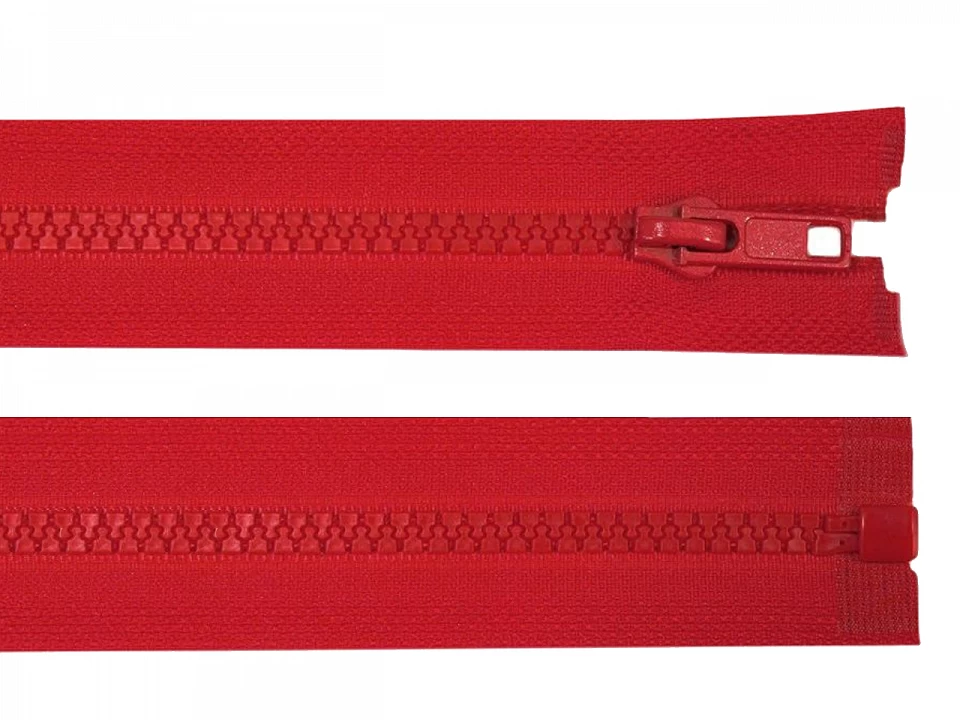 Kostený zips šírka 5 mm dĺžka 60 cm bundový -1ks