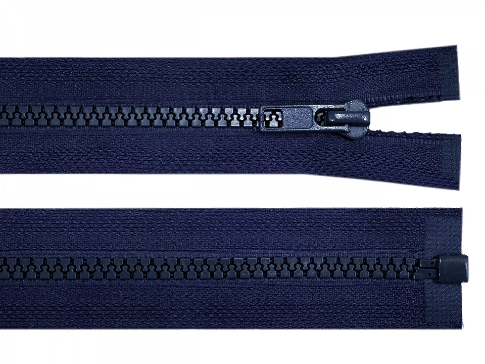 Kostený zips šírka 5 mm dĺžka 90 cm bundový -1ks