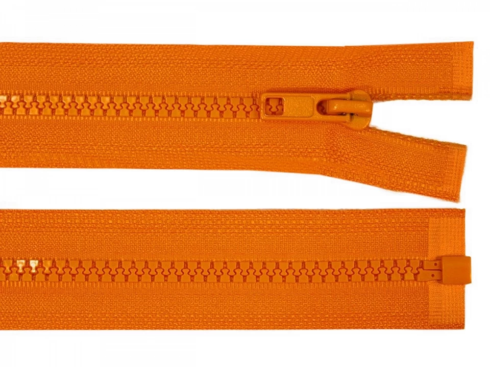 Kostený zips šírka 5 mm dĺžka 80 cm bundový -1ks