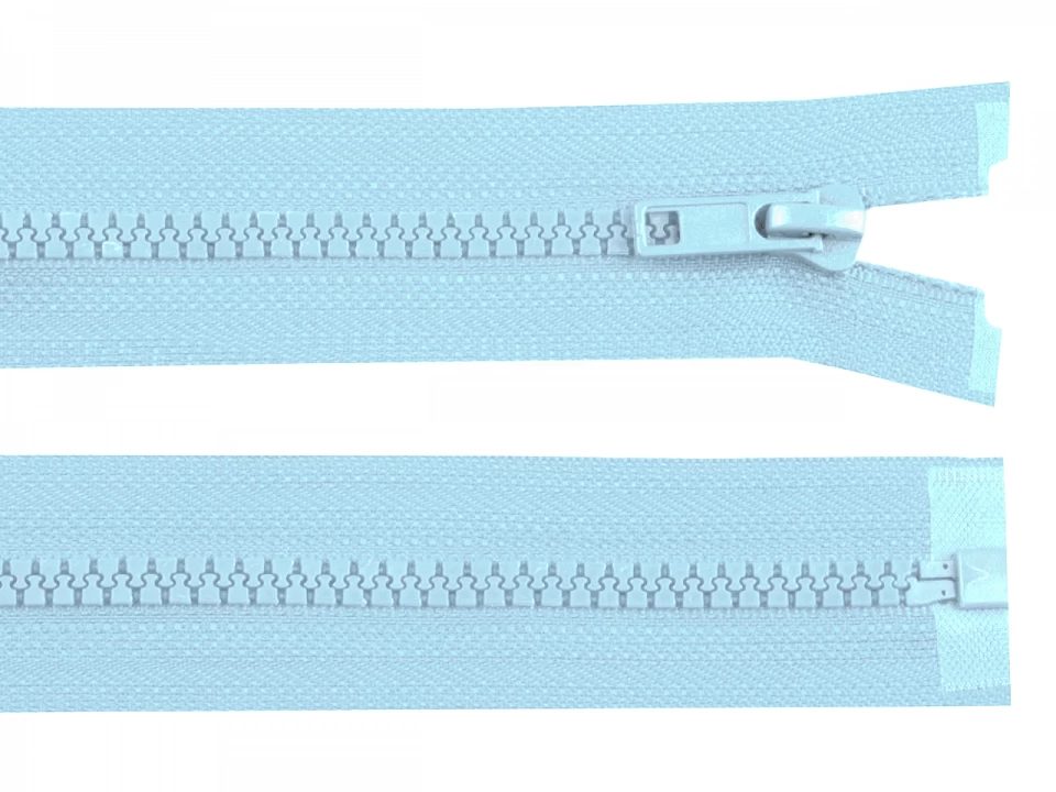 Kostený zips šírka 5 mm dĺžka 80 cm bundový -1ks