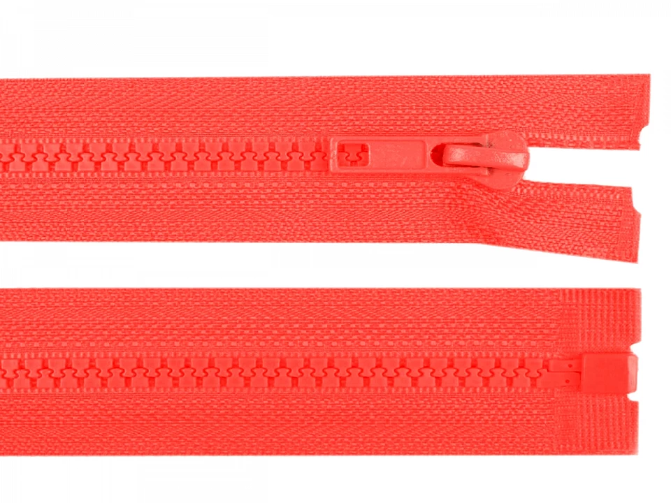 Kostený zips šírka 5 mm dĺžka 80 cm bundový -1ks