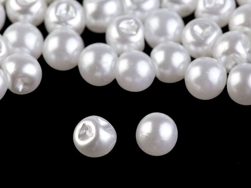 Perla k našitiu / gombík Ø6 mm- 20ks