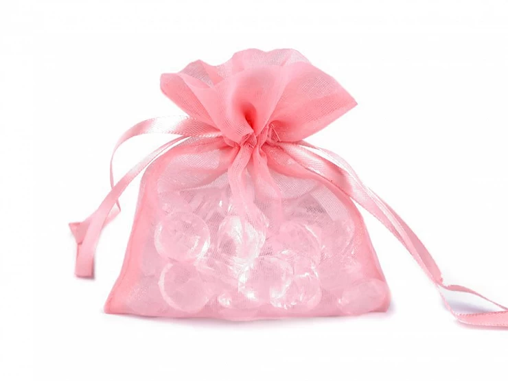 Darčekové vrecúško 8x10,5 cm organza shine - 10ks