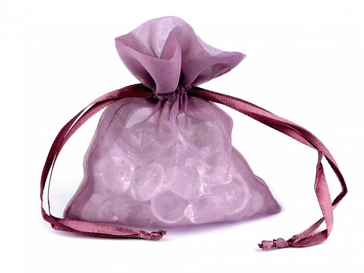 Darčekové vrecúško 8x10,5 cm organza shine - 10ks