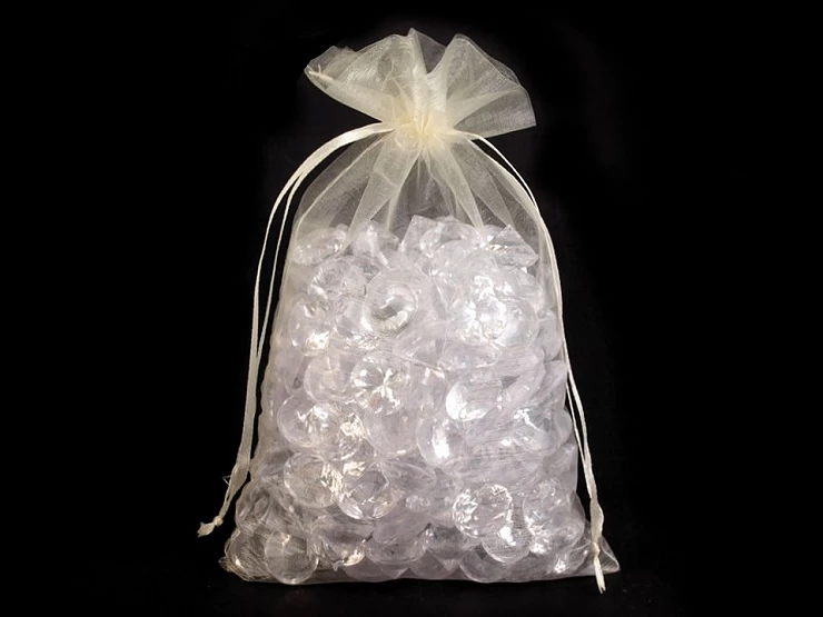 Darčekové vrecúško 14x21 cm organza - 10ks