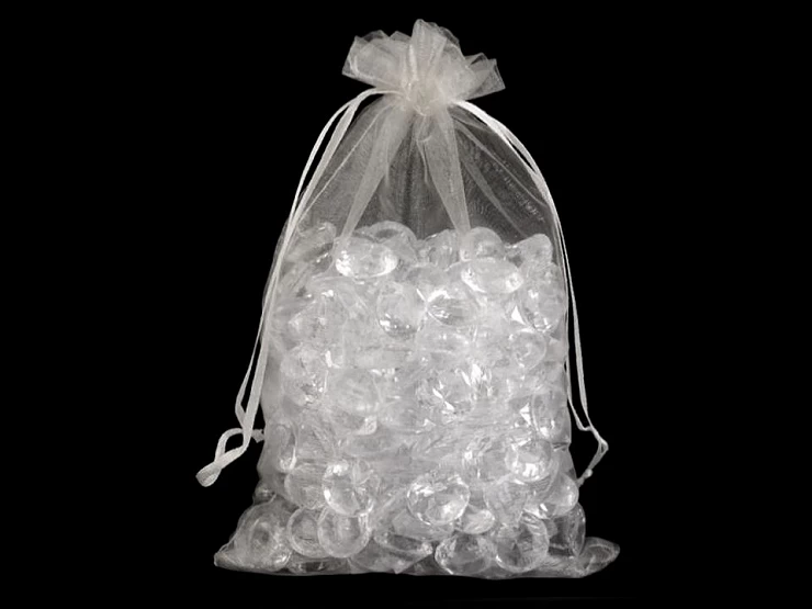 Darčekové vrecúško 14x21 cm organza - 10ks