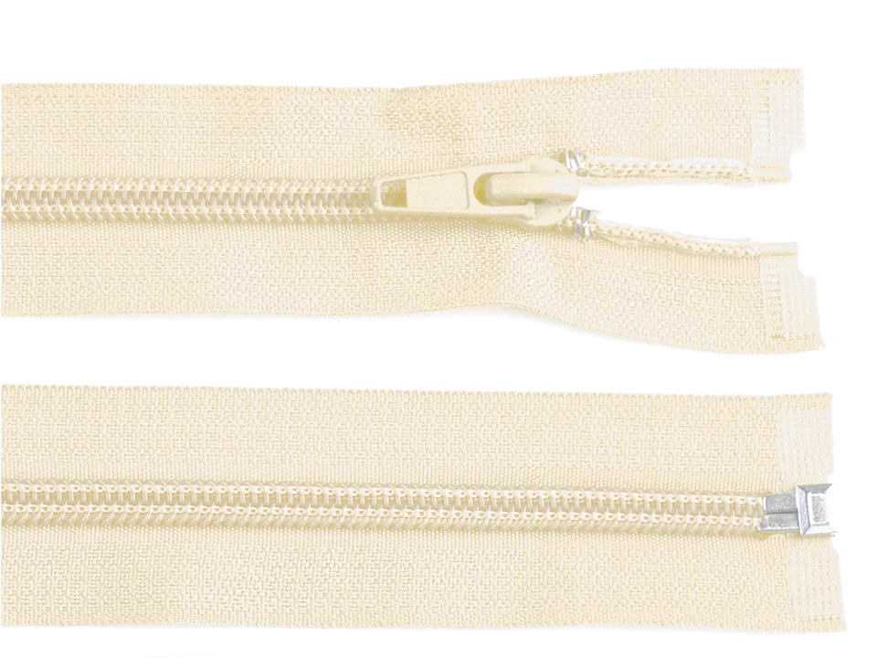 Špirálový zips šírka 5 mm dĺžka 45 cm bundový POL-1ks