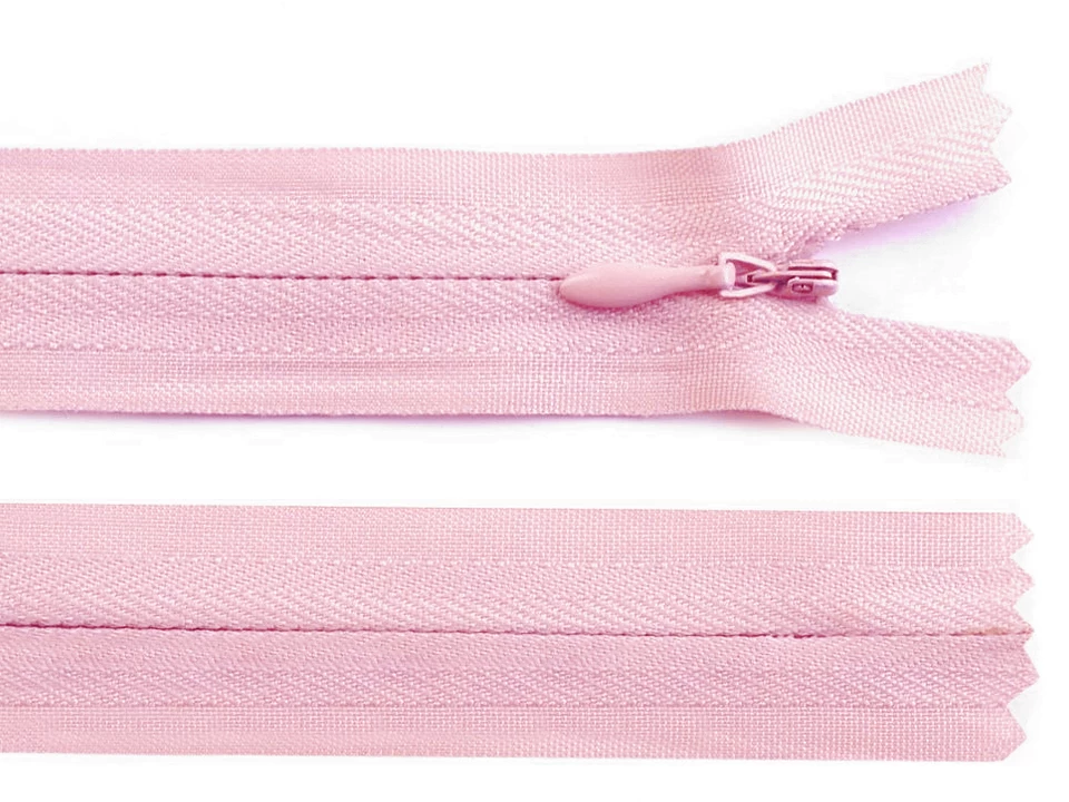 Špirálový zips skrytý No 3 dĺžka 22 cm- 1ks