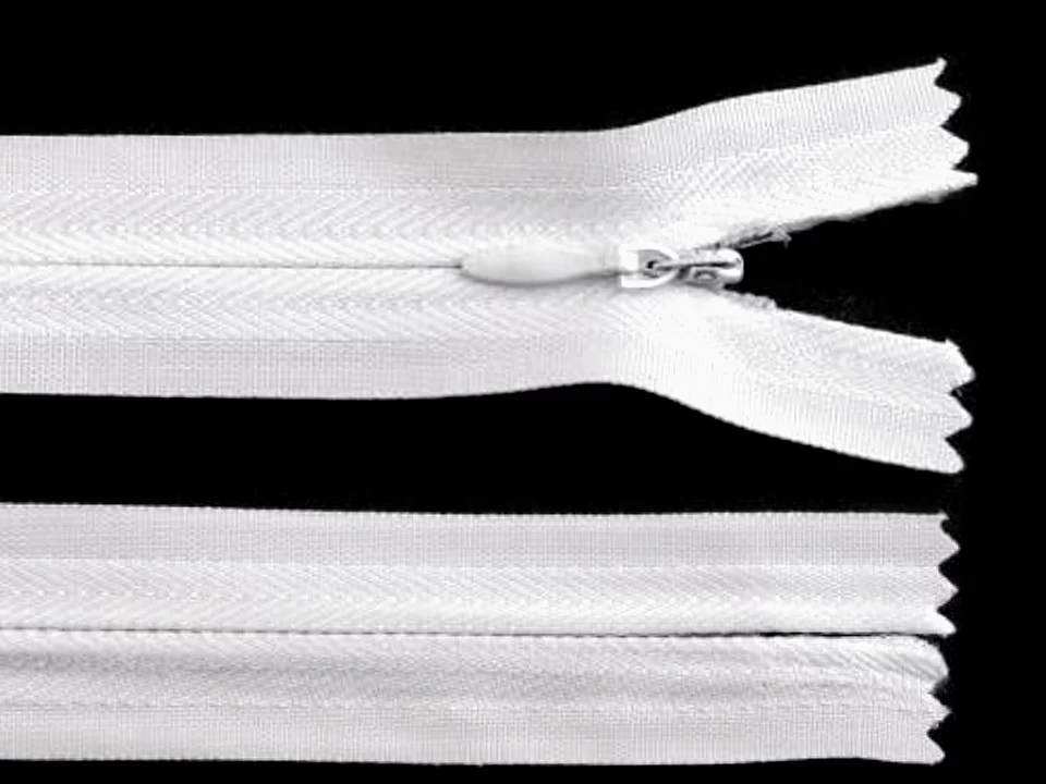 Špirálový zips skrytý No 3 dĺžka 30 cm- 1ks