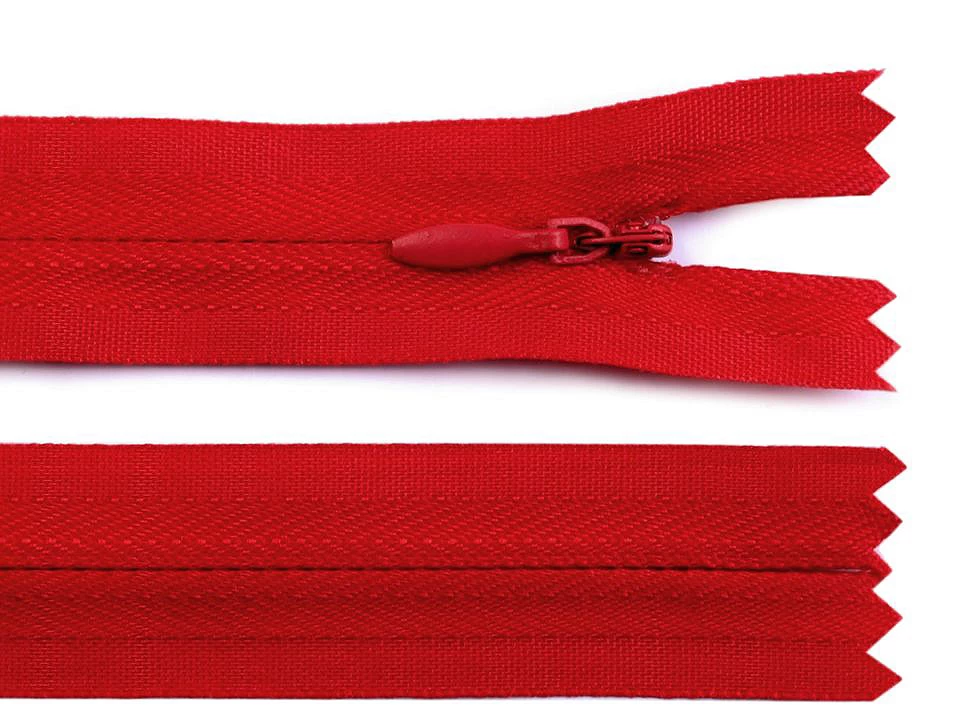 Špirálový zips skrytý No 3 dĺžka 35 cm- 1ks