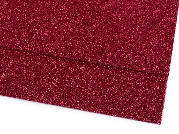 Penová guma Moosgummi s glitrami 20x30 cm - 2ks