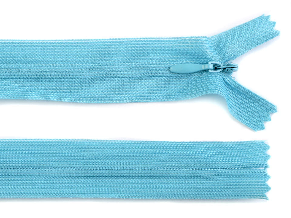 Špirálový zips skrytý šírka 3 mm dĺžka 60 cm dederón -1ks