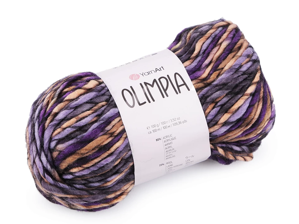 Pletacia priadza YarnArt Olimpia 100g