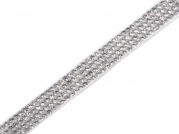 Samolepiaca borta s brúsenými kamienkami šírka 10 mm - 1m