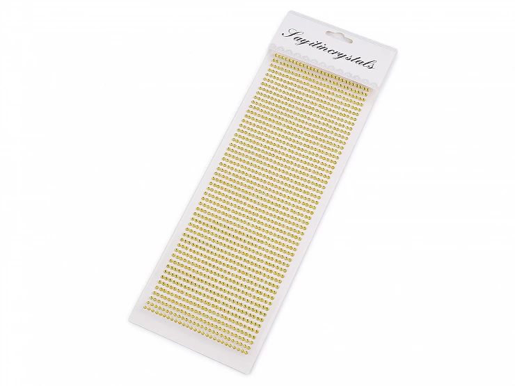 Samolepiace kamienky na lepiacom prúžku Ø3 mm - 1 karta