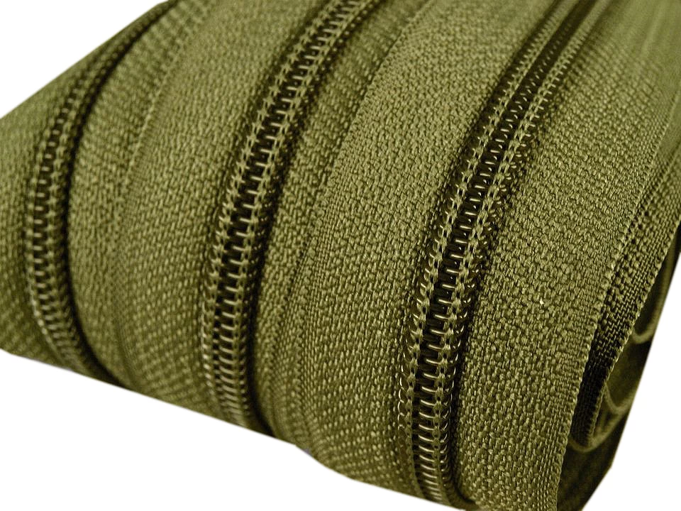 Zips špirálový 5mm metráž pre bežce typu POL -1m