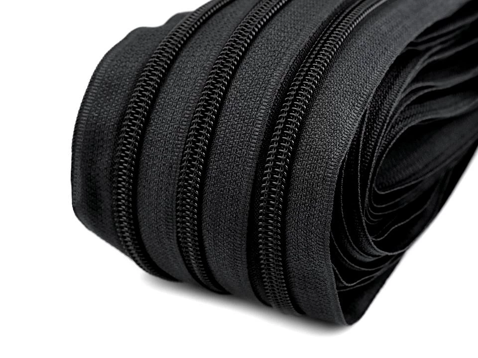 Zips špirálový šírka 5 mm metráž pre bežce typu BX -1m