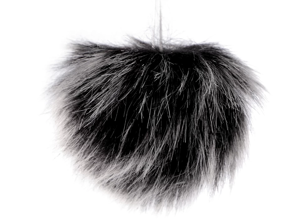 Kožušinový brmbolec Ø12 cm - 1 ks
