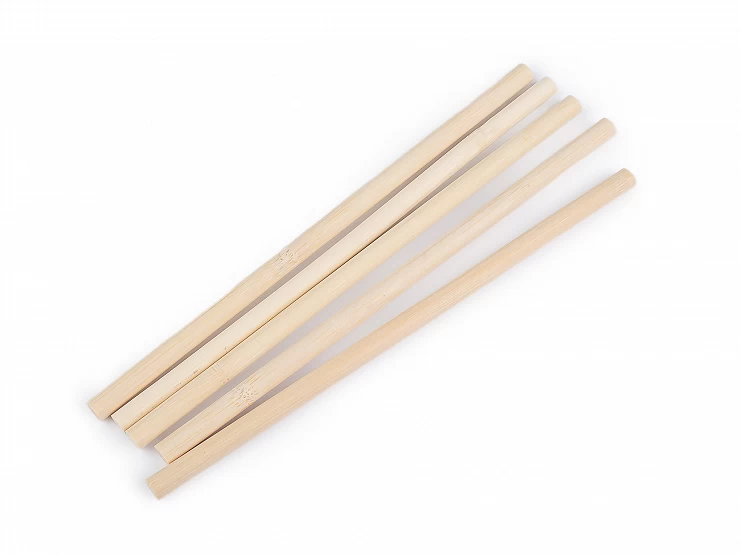 Drevené tyčky dĺžka 20 cm macramé - 5ks