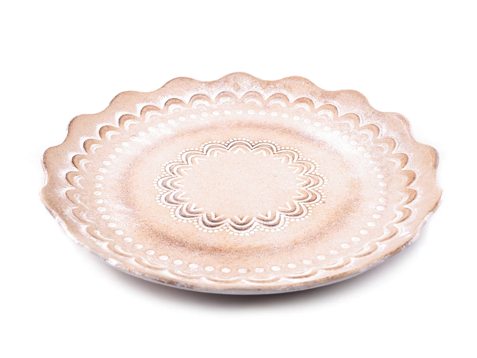 Dekoračná tácka / tanier mandala Ø29 cm-1ks