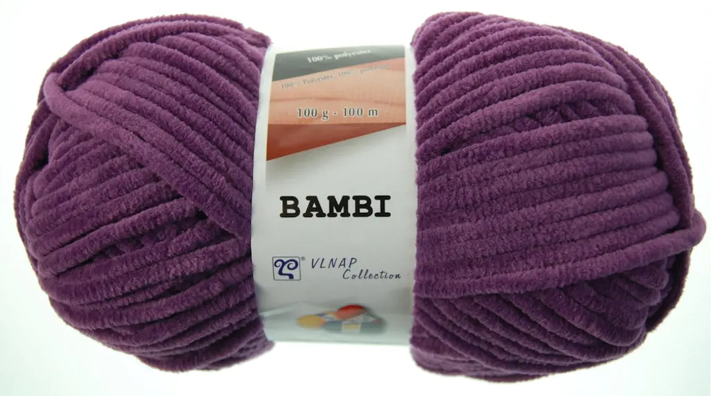 Pletacia žinylková priadza Vlnap Bambi 100g