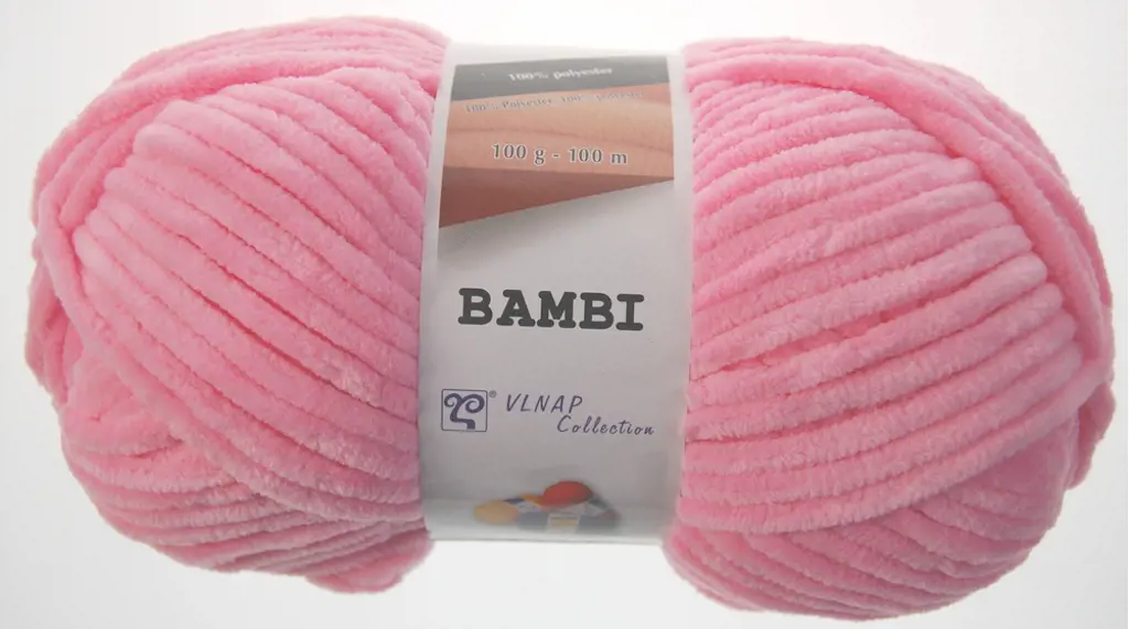 Pletacia žinylková priadza Vlnap Bambi 100g