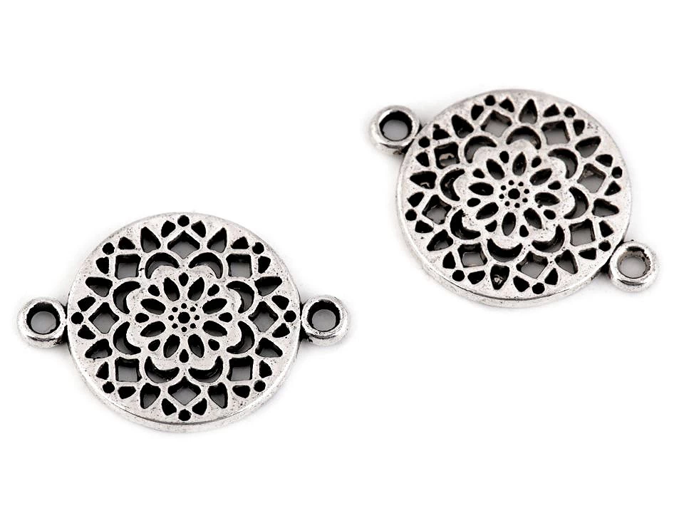 Filigránový dekoračný našívací- mandala-5ks