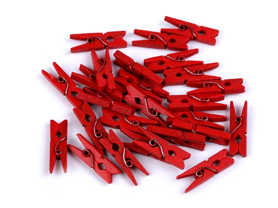 Drevený mini štipček 3x26 mm -24ks