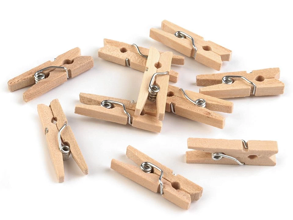 Drevený štipček 4x25 mm-10ks