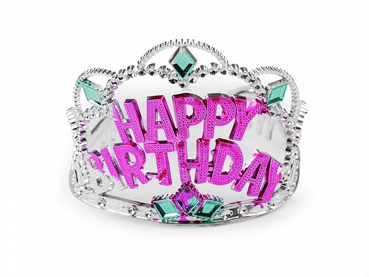 Narodeninová korunka Happy Birthday - 1ks
