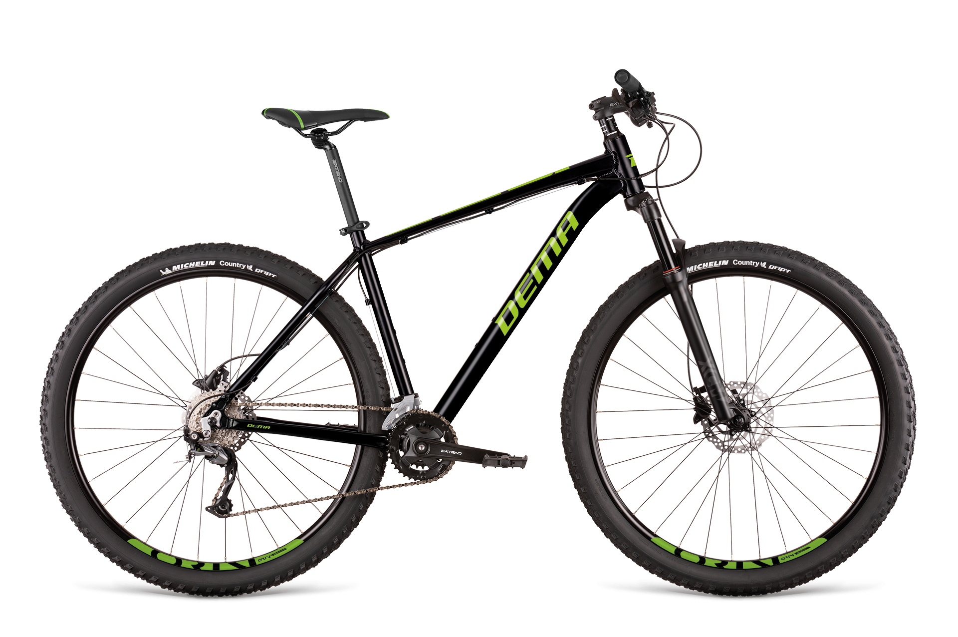 bicykel Dema ENERGY 3 black-green 19"  2021