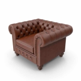 Brown luxury armchair