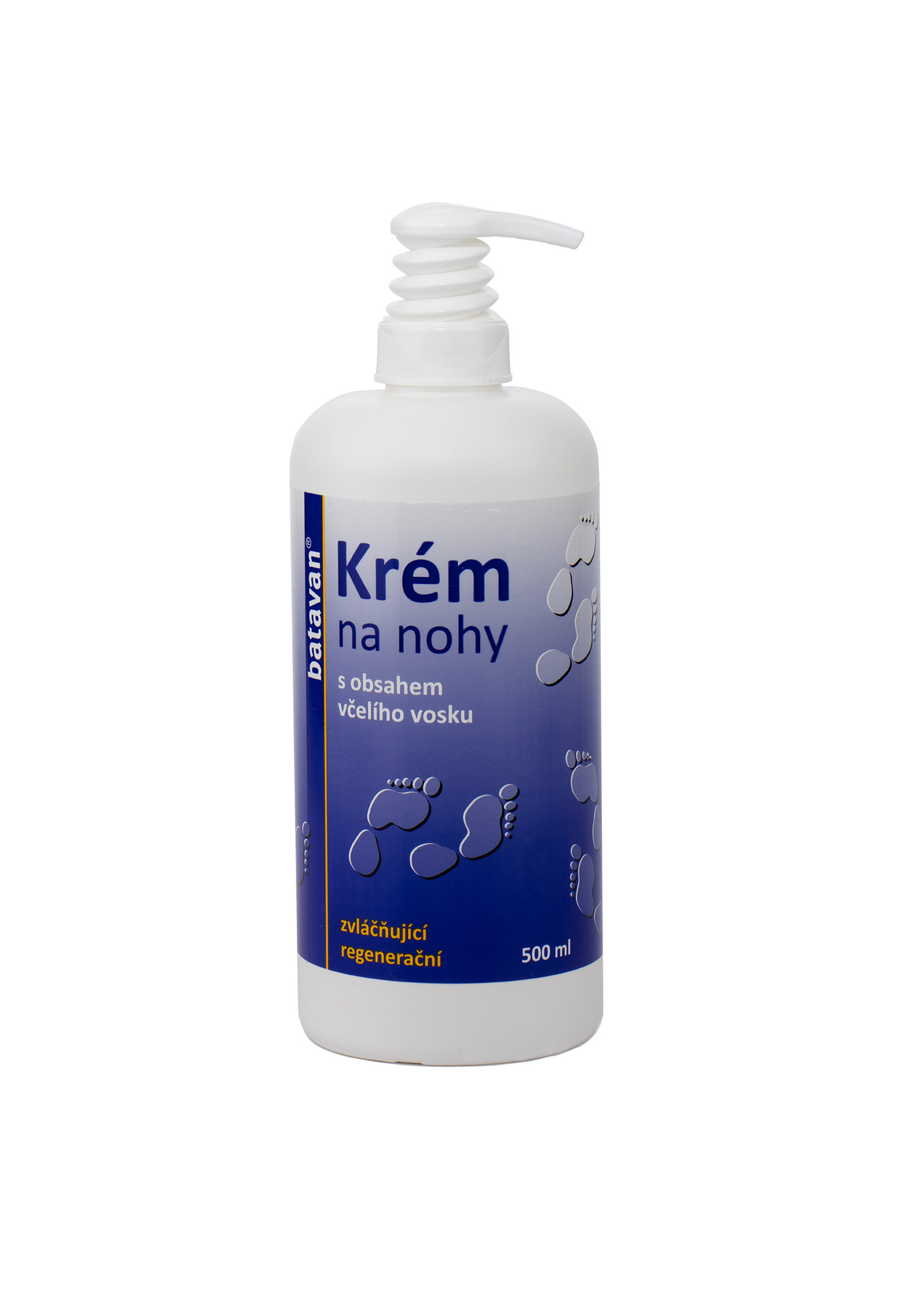 Batavan krém na nohy s pumpičkou 500 ml