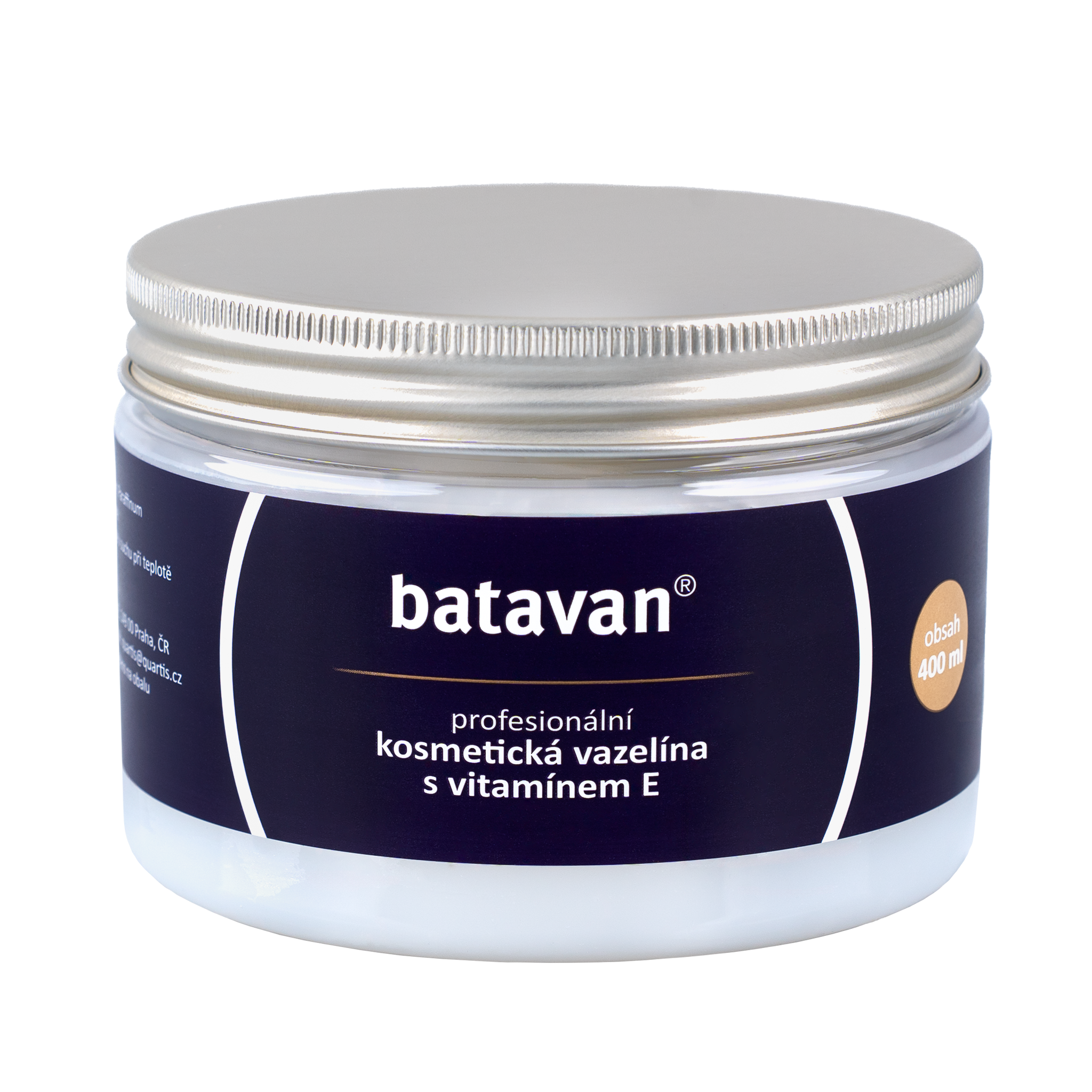 Batavan  kozmetická vazelína s vitamínom E 400 ml