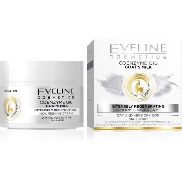 EVELINE NATURE LINE - Výživný krém s kozím mliekom, denný a nočný 50ml