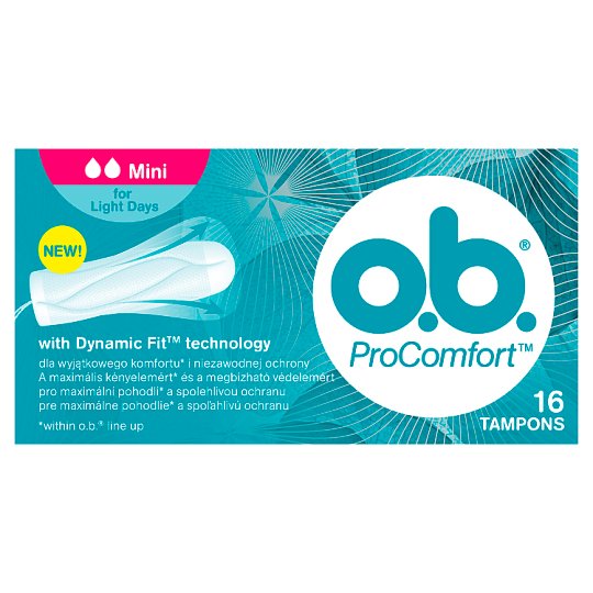 O.B. ProComfort Mini tampóny 16 ks