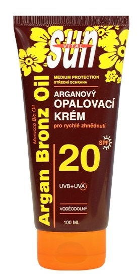 SunVital Argan Oil opaľovací krém SPF 20